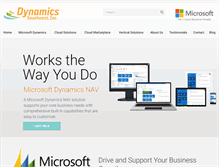 Tablet Screenshot of dynamicssouthwest.com